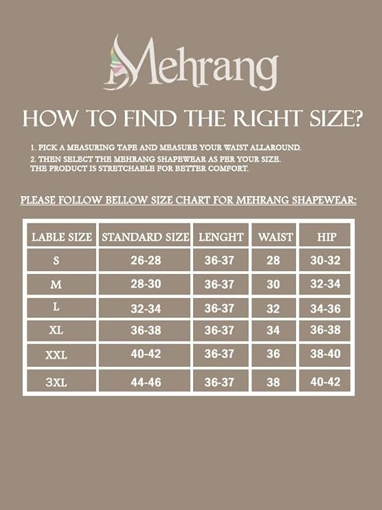 Mehrang Women’s Stretchable Saree Shapewear Petticoat | SV25090159 - Image 2