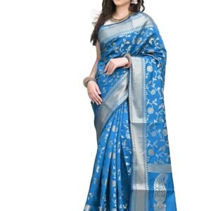 Sugathari Women’s Banarasi Saree | Pure Kanjivaram Silk Soft Pattu Saree | SV25090145