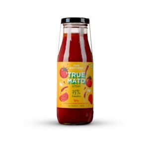 Tomato Sauce  | Two Brothers Organic Farms Truemato Spicy Ketchup | Aargo  – 75% Fresh Tomatoes | No Refined Sugar | No Preservatives
